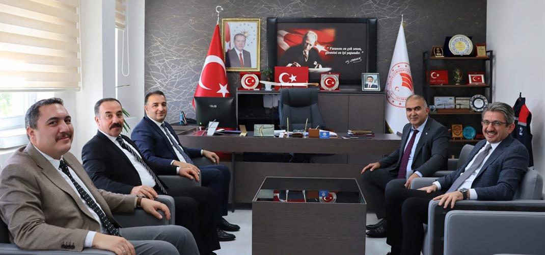 KURUM MÜDÜRLERİNDEN İL TARIM VE ORMAN MÜDÜRÜMÜZ SAYIN NEJDET DEMİR'E ZİYARET.
